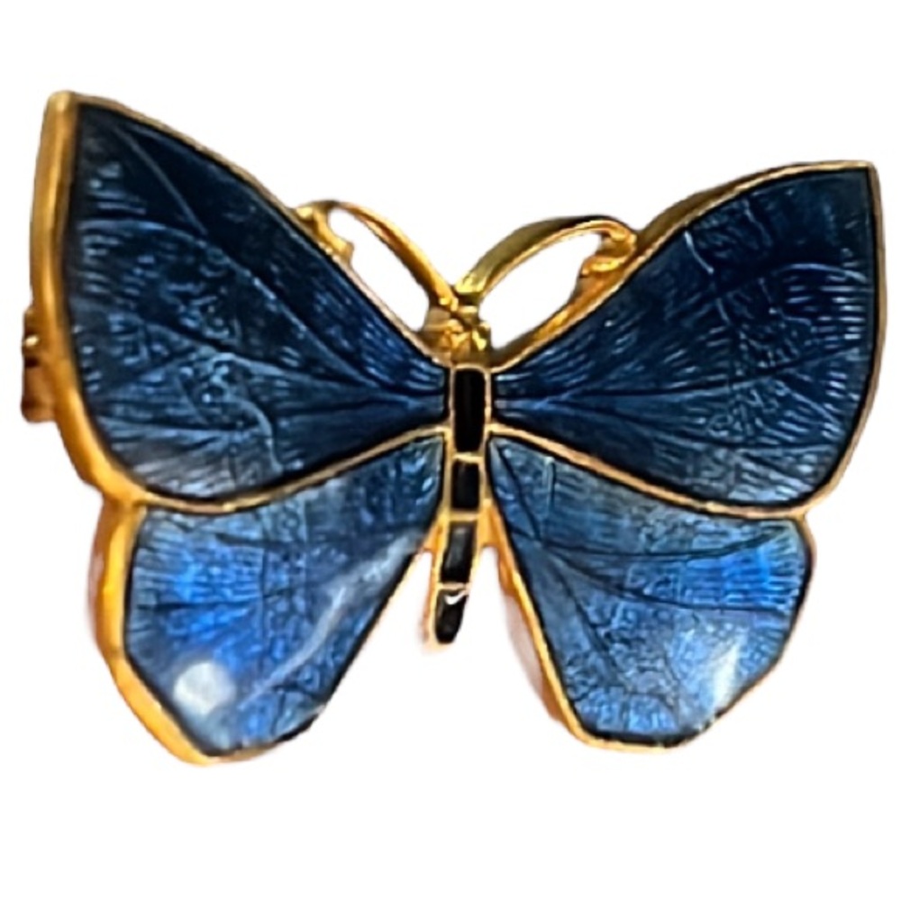 Vintage Lagerstrom Mjolby  Butterfly Brooch/Pin